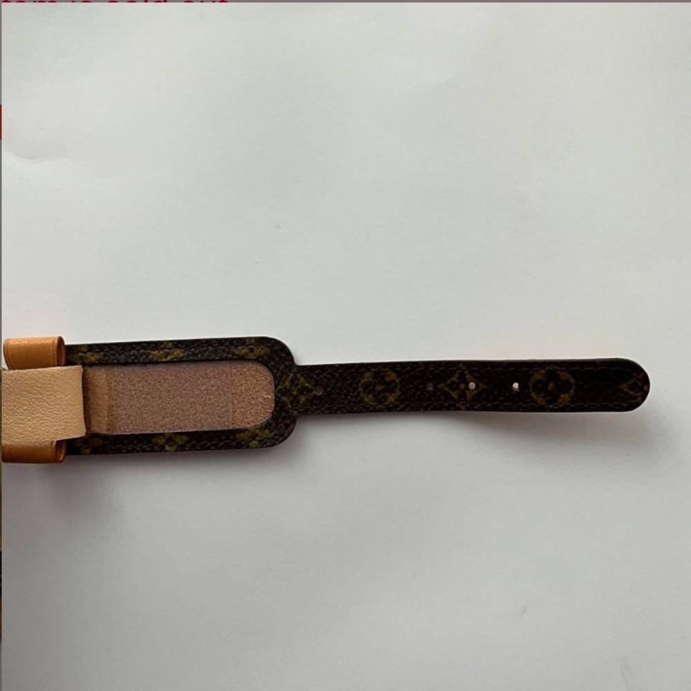 Louis Vuitton monogram Leather Bracelet - Picture 7 of 8